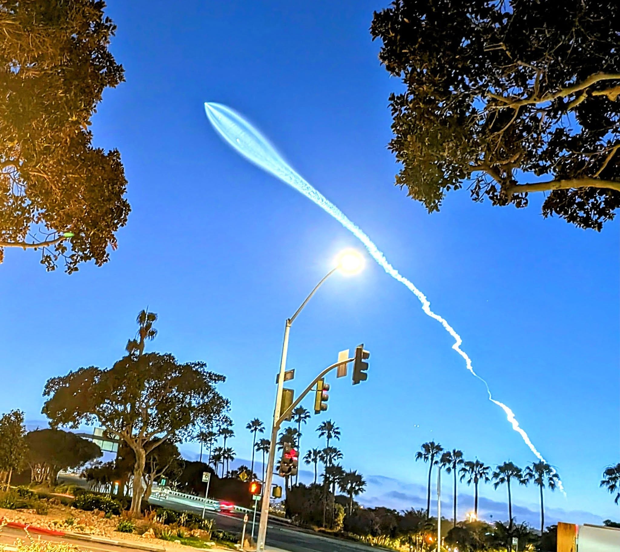 I was parked in San Diego last night when I saw the Space X launch.  Impressive!